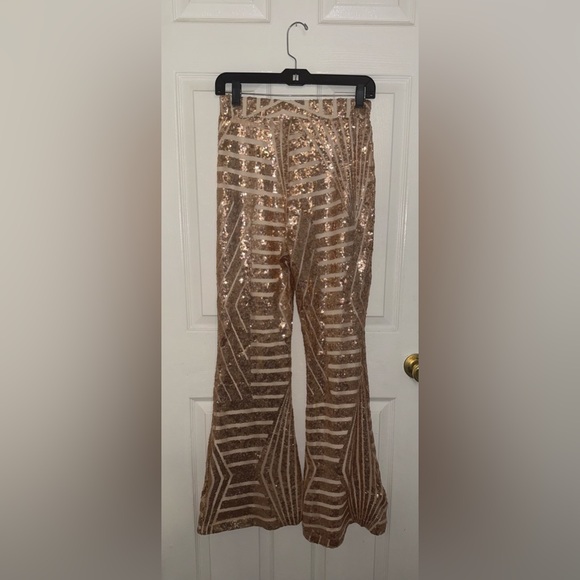 Sequin Patterned Pants - Picture 2 of 3